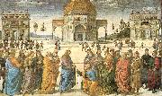 Christ Giving the Keys to St. Peter PERUGINO, Pietro